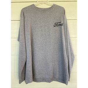 FORD Vehicle Gray BUILT FORD TOUGH Logo Crewneck Graphic Tshirt Tee 2XL NEW NWT